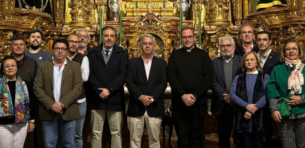 Visita de Jiménez Sánchez-Dalp a la Hermandad de la Santa Vera-Cruz